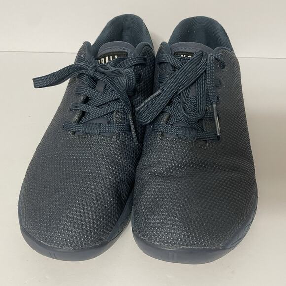 NO BULL Running Shoes Trainer Super Fabric Navy Blue Solid Size M 7 W 8.5 GUC - Picture 7 of 11